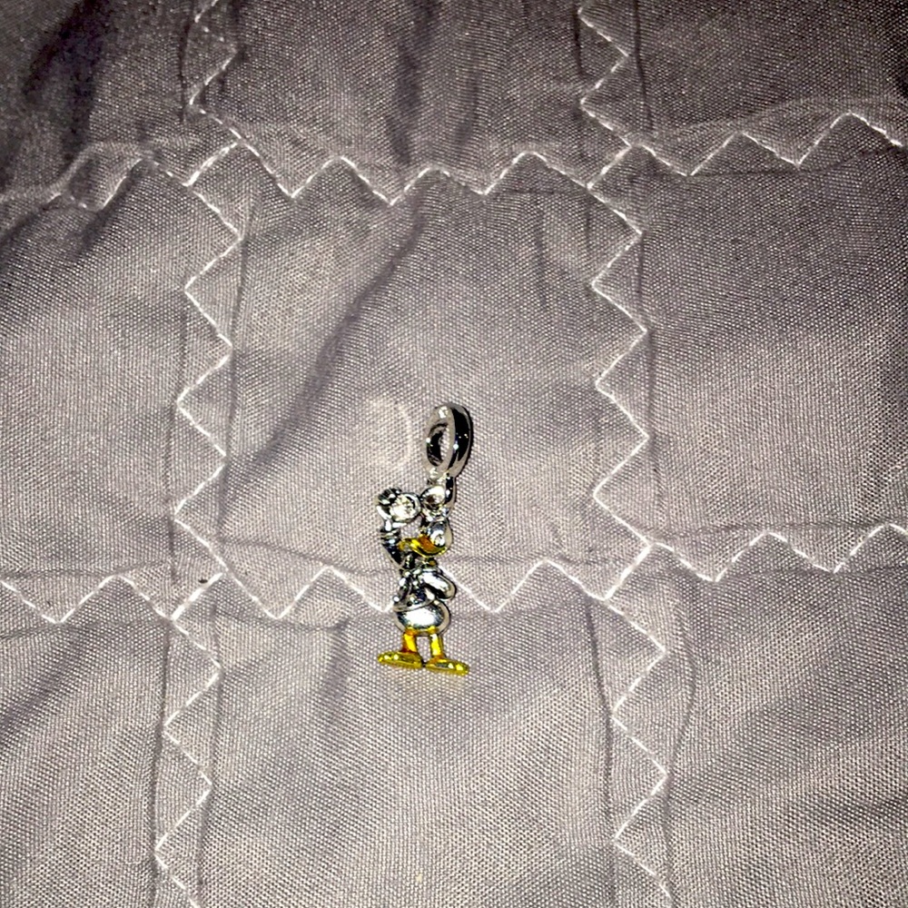 925 sterling silver 100th anniversary Donald Duck charm